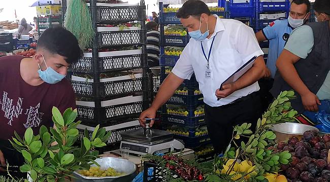 Zabıta Ekipleri Tartı ve Etiket Denetimi Gerçekleştirdi