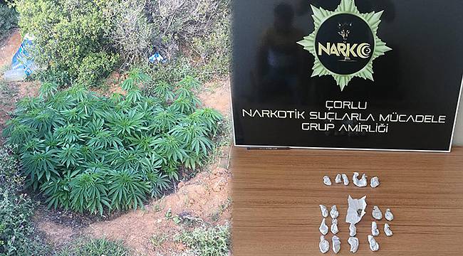 Çorlu ve Malkara'da Uyuşturucu Operasyonu, 5 Gözaltı
