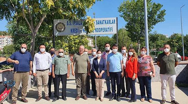 KEFEK Başkanı Aksal İpsala'da Ziyaretlerde Bulundu