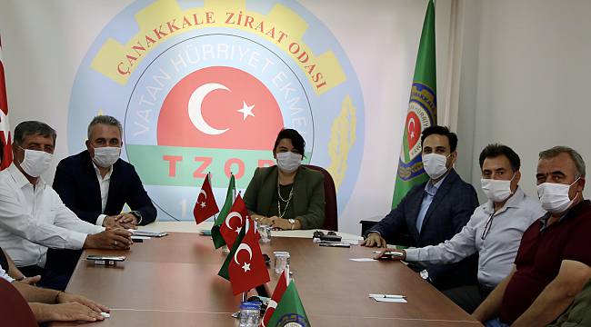Milletvekili İskenderoğlu'ndan Çanakkale Ziraat Odasına Ziyaret