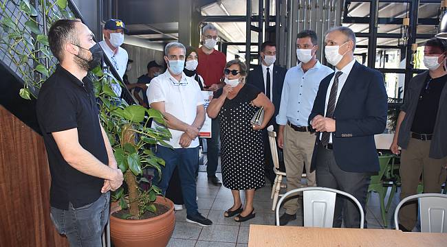 Çorlu'da Kovid-19 Tedbirleri Denetlendi