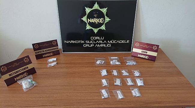 Çorlu'da Uyuşturucu Operasyonu, 17 Gözaltı