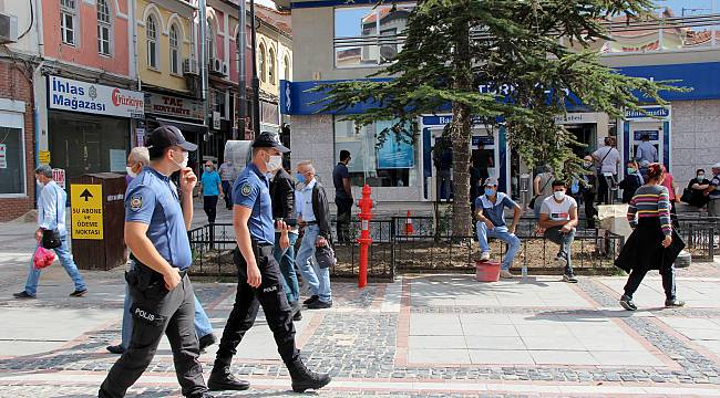 Edirne'de Maske Denetimi Yapıldı