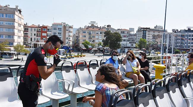 GESTAŞ'a Ait Gemilerde Maske Denetimi