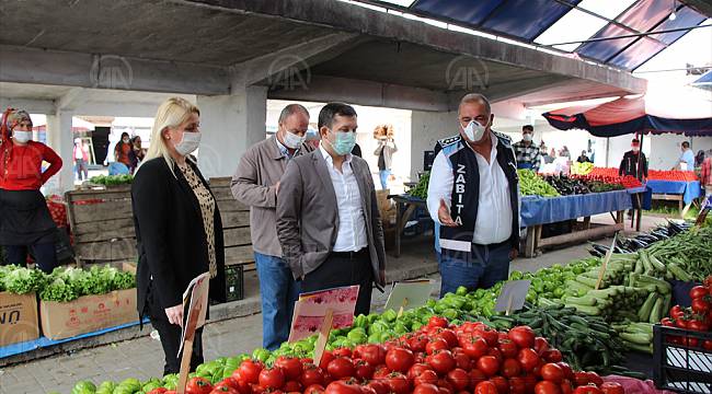 İlçe Dışından Pazar Esnafının Girişi Yasaklandı