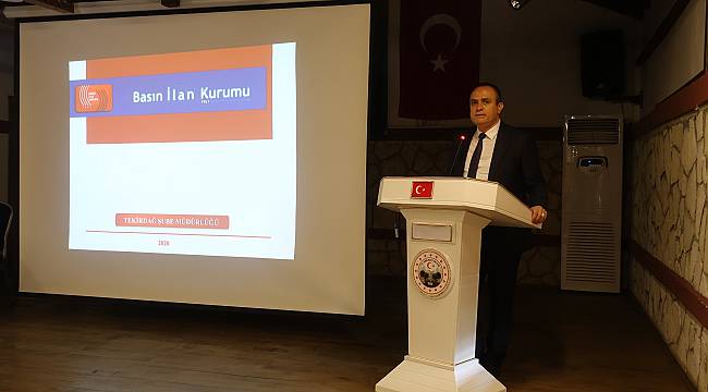 Kırklareli'ndeki Gazetelere İlan ve Reklam Eğitimi Verildi