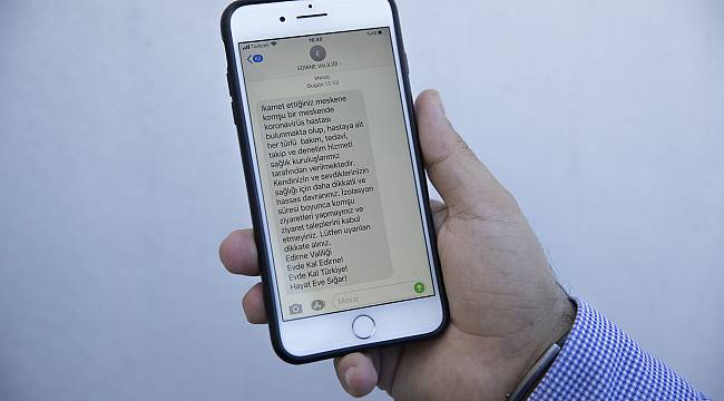 Kovid-19 Hastasının Komşularına Her Gün Bilgilendirme Mesajı Gidiyor