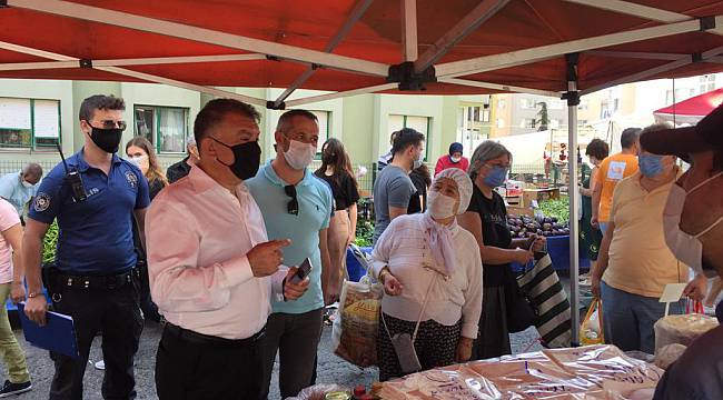 Kovid-19 Tedbirlerine Uymayan 5 Pazarcıya Ceza Yazıldı