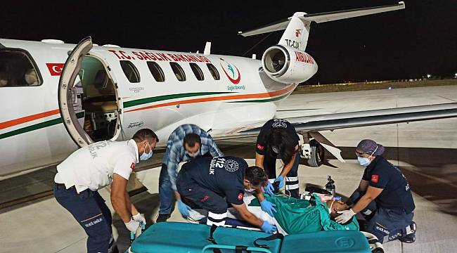 Uçak Ambulans 18 Yaşındaki Genç İçin Havalandı