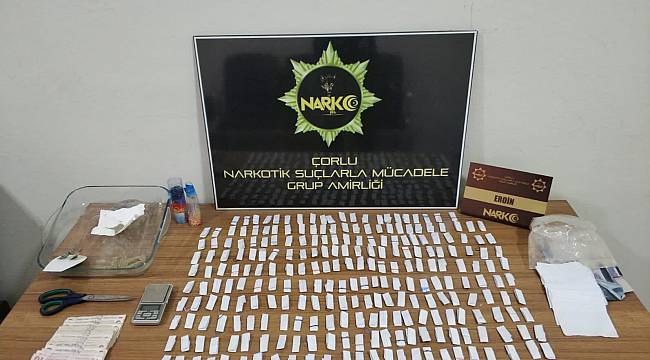 Çorlu'da Uyuşturucu Operasyonunda 1 Şüpheli Gözaltına Alındı