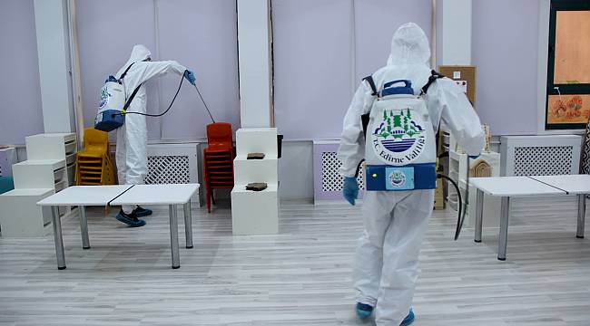 Edirne'de Okullar Kovid-19 Tedbirlerine Göre Eğitime Hazırlanıyor