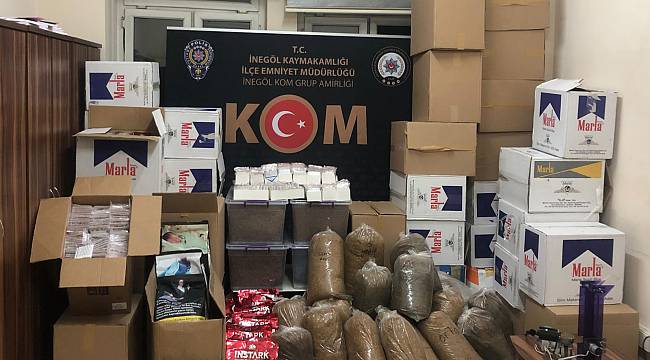 İnegöl'de Kaçakçılık Operasyonunda Bir Şüpheli Gözaltına Alındı