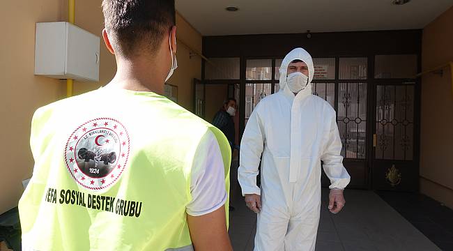 Kırklareli'nde Karantinaya Alınan Site Sakinlerinin İhtiyaçlarını "Vefa" Karşılıyor