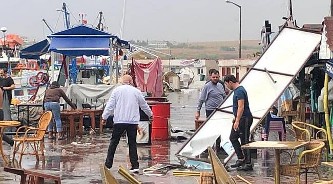 Marmaraereğlisi'ni Hortum Vurdu