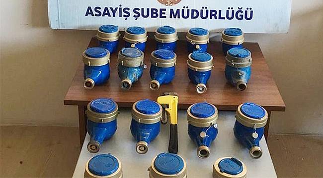 Su Sayacı Hırsızları Tutuklandı