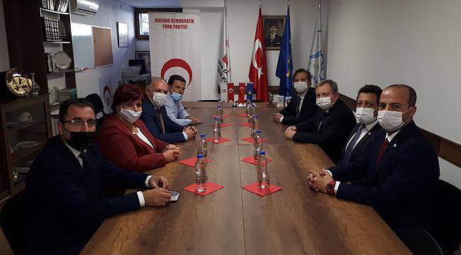 Trakya Üniversitesi Rektörü Tabakoğlu, Kosova Demokratik Türk Partisi Genel Başkanı Fikrim Damka'yı Ziyaret Etti