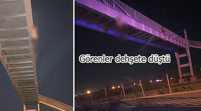 Üst Geçitte Asılı Erkek Cesedi Bulundu