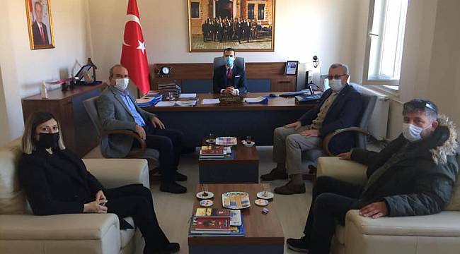 Belediye Başkanı Helvacıoğlu'ndan, Kaymakam Göktaş'a Ziyaret