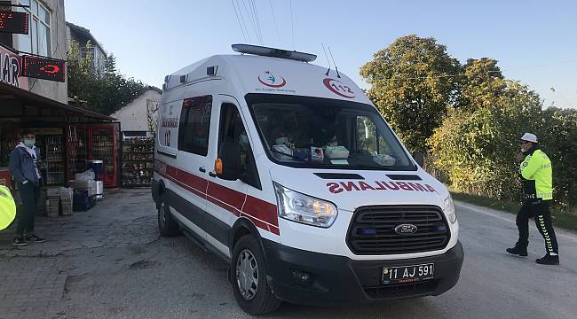 Bilecik'e Trafik Kazası, 1 Yaralı