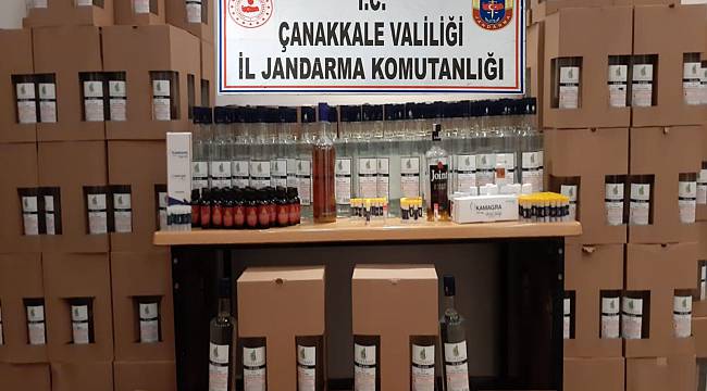 Çanakkale’de Kaçak İçki Operasyonu