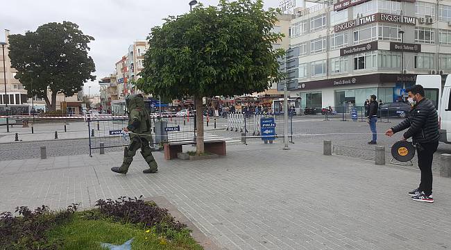 Çanakkale'de Şüpheli Çanta Fünye ile Patlatıldı