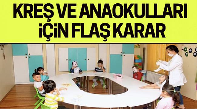 Tekirdağ'da Flaş Karar! Anaokulu ve Ana Sınıflarında Uzaktan Eğitime Geçiliyor