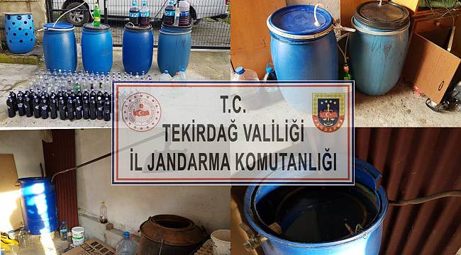 Yarım Ton Sahte İçki Ele Geçirildi