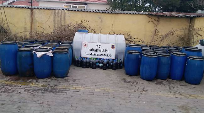 Binlerce Litre Sahte İçki Ele Geçirildi