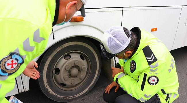 Tekirdağ'da Zorunlu Kış Lastiği Denetimi Yapıldı