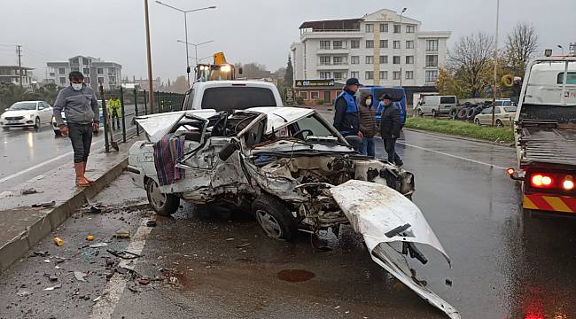 Yalova'da Zincirleme Kaza, 1 Ölü, 10 Yaralı