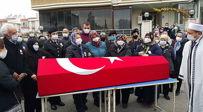 Ankara'da Vefat Eden Uzman Çavuş, Tekirdağ'da Toprağa Verildi