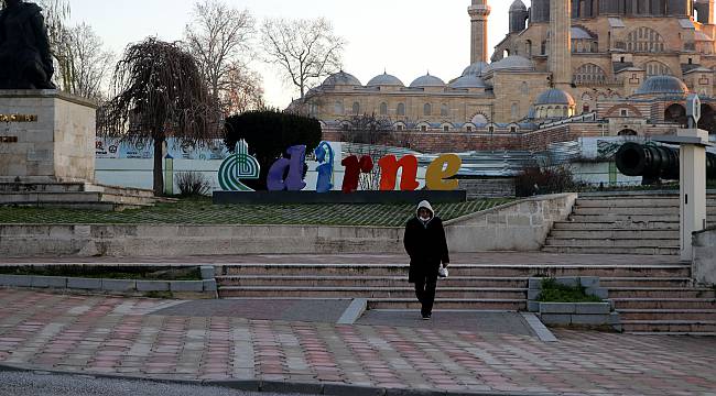 Balkanlar'dan Gelen Soğuk Hava ile Edirne "Meşhur Ayazına" Kavuştu
