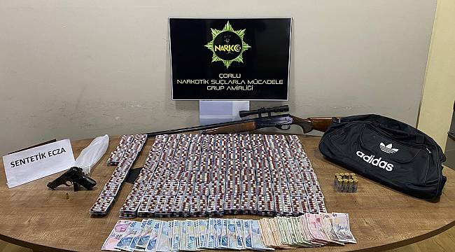 Çorlu'da Yine Binlerce Uyuşturucu Hap Ele Geçirildi