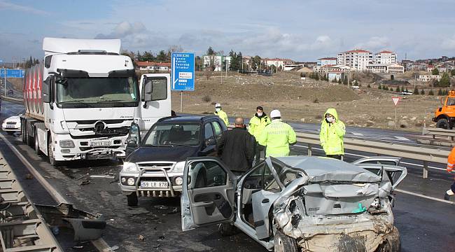 Edirne'de Zincirleme Trafik Kazası, 1 Ölü