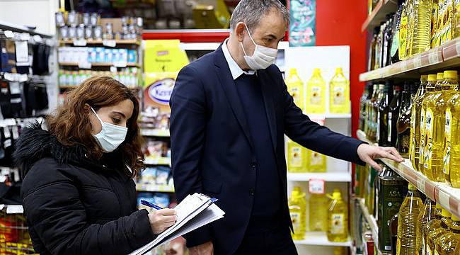 Sıvı Yağ Başta Olmak Üzere Temel İhtiyaç Ürünlerinin Fiyatları Denetlendi