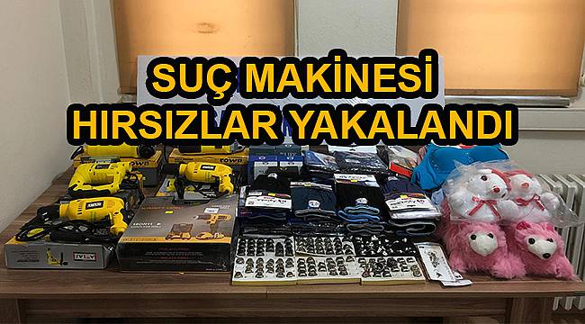Suç Makinesi Hırsızlar Yakalandı