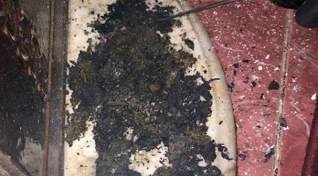 Uyuşturucuyu Sobada Yakmaya Çalışırken Yakalandı