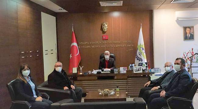 Başkan Albayrak’tan Başkan Yüksel’e Geçmiş Olsun Ziyareti