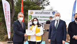 Bursa'da Sağlık Çalışanları Adına Hatıra Ormanı Oluşturuldu