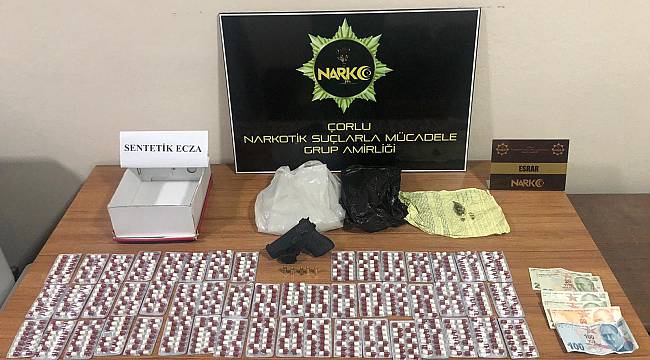 Çorlu'da Uyuşturucu Şüphelisi 2 Kişi Yakalandı