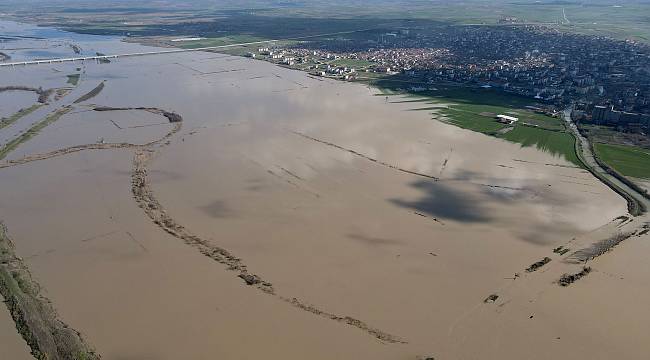 Ergene Nehri'ndeki Taşkın Riski "Kırmızı Alarm" Seviyesine Yükseldi