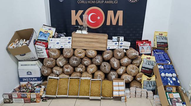 Kaçak Tütün Operasyonunda 9 Kişi Yakalandı