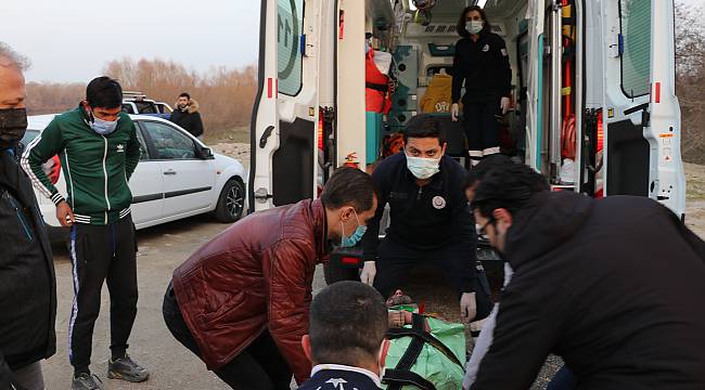 Meriç Nehri'ne Düşen Kişi, Vatandaşların Dikkati Sayesinde Kurtarıldı