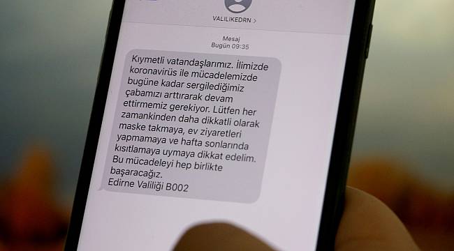 Vakaların Arttığı Edirne'de Vatandaşlara Valilikten Kısa Mesajla Uyarı