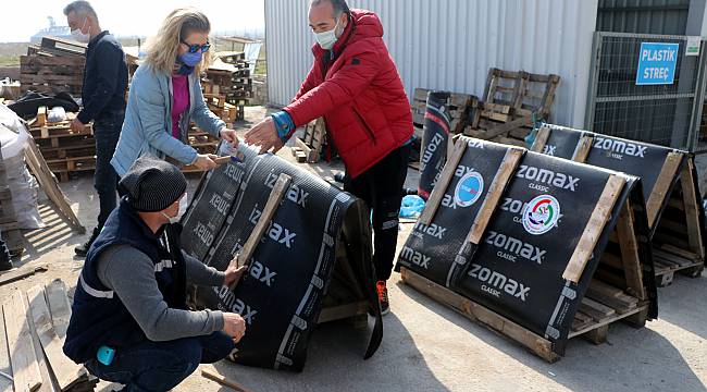 Yağ Fabrikasının Atık Paletleri Sokak Hayvanları İçin Sıcak Yuvaya Dönüştürülüyor