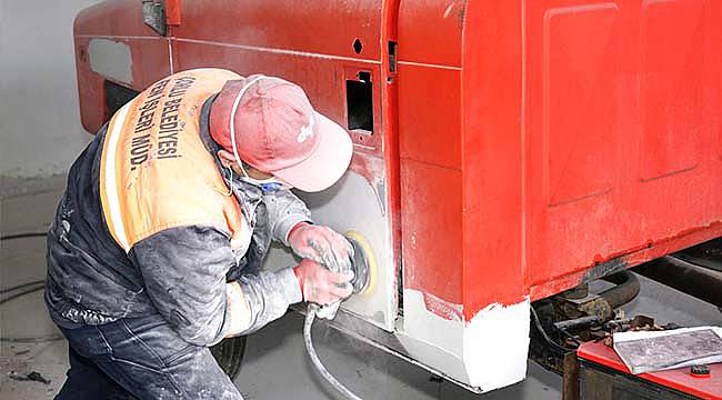 Araç ve Ekipmanlar Çorlu Belediyesi Atölyelerinde Yenileniyor