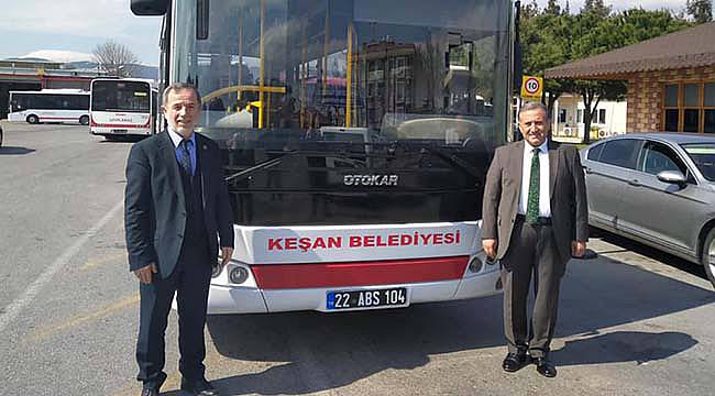 İzmir Büyükşehir Belediyesinden Keşan Belediyesine Otobüs Hibe Edildi