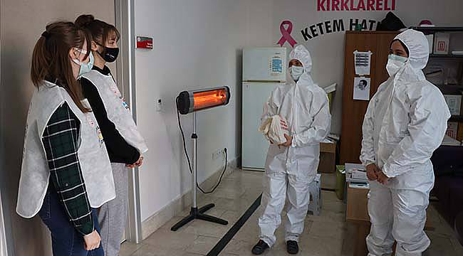 Kırklareli'nde Öğrenciler Kadın Filyasyon Ekiplerini Ziyaret Etti