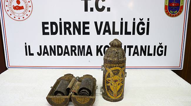 Edirne merkezli tarihi eser operasyonunda altın işlemeli 2 Tevrat ele geçirildi