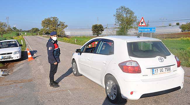 Ezine'de Kovid-19 Tedbirleri Kapsamında Bir Köy Karantinaya Alındı